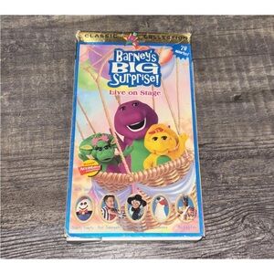 Barney & Friends Big Surprise Live On Stage VHS 1998 Video Tape Classic